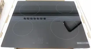 Электрическая варочная панель Bosch PKE611BA2E Series 4, стеклокерамика, 4 зоны нагрева, 60 см, сенсорное управление, черная