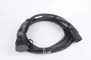 Evaka ITGAM3871 Type 2 to Type 2 EV Charging Cable, 22 kW, 32 A, 5 m, Black