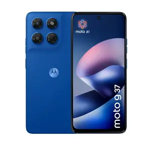 Motorola moto g37 5G viedtālrunis, 6.67 collu ekrāns, MediaTek Dimensity 6300, 4 GB RAM, 128 GB atmiņa, Android 16.0, Dual SIM, zils