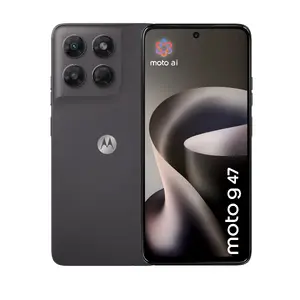 Motorola moto g47 5G viedtālrunis, 6.67 collas 1604 x 720, MediaTek Dimensity 6300, 8 GB RAM, 128 GB atmiņa, Dual SIM, Android 16.0, 5200 mAh baterija, pelēks
