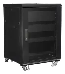 SANUS CFR2115 15U Freestanding AV Rack, Black