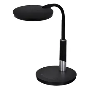 Activejet AJE-RAYA LED galda lampa, 10W, RGB, neitrāli balta 4000K, melna