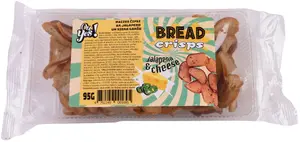 Daugulis & Partneri Bread Chips with Jalapeno and Cheese Flavor, 95g