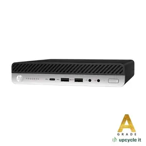 Upcycle IT HP EliteDesk 800 G6 DM mini dators, Intel Core i5-10500T, 8GB RAM, 256GB SSD, Windows 11 Pro, A klases atjaunots