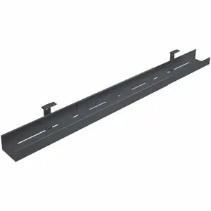 Kondator Axessline 429-FX05B taisnais kabeļu kanāls, regulējams 950-1800 mm, melns