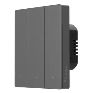 Sonoff M5-3C-80M Smart Wall Switch, 3-Gang, Wi-Fi, Matter Support
