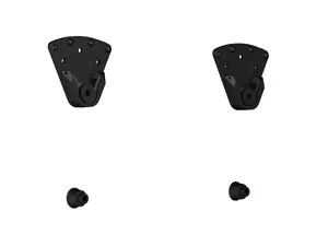 Equip No Drilling TV Wall Mount Bracket for 32"-100" Screens, 75kg Capacity, VESA 1000x600, Black