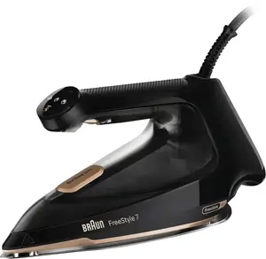 Tvaika gludeklis Braun FreeStyle 7 FI 7276 BK, tvaika padeve 250 g/min, 2.5 m vads