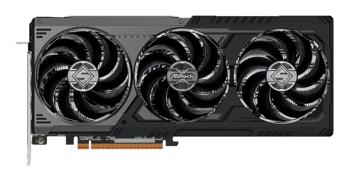 Видеокарта ASRock Radeon RX 9070 GRE Steel Legend 12GB Photo 2