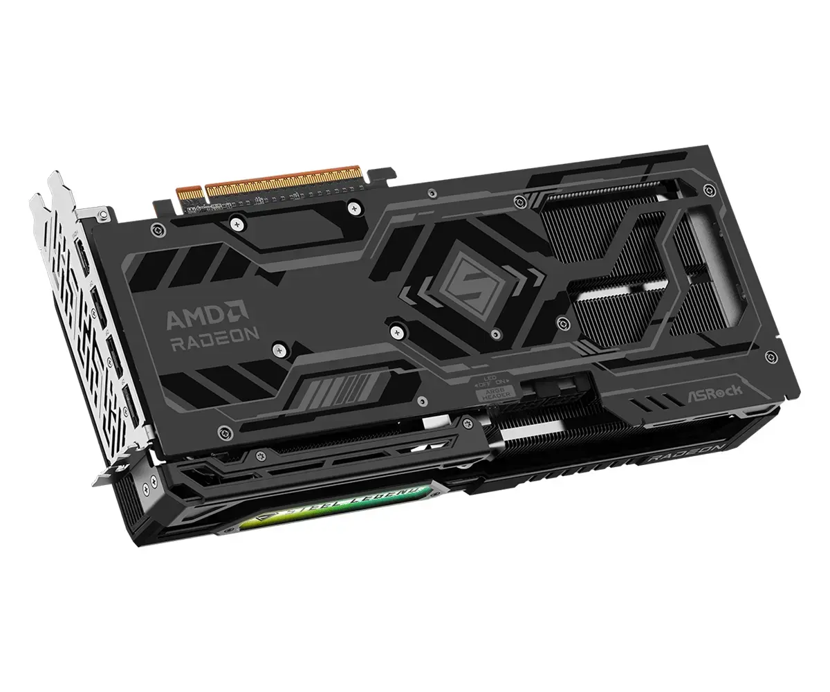 Видеокарта ASRock Radeon RX 9070 GRE Steel Legend 12GB Photo 7
