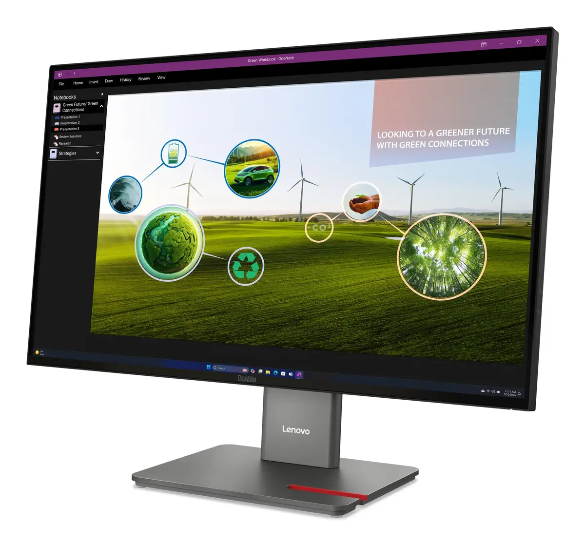 Монитор Lenovo ThinkVision P27Q-40 27 дюймов Quad HD Photo 2