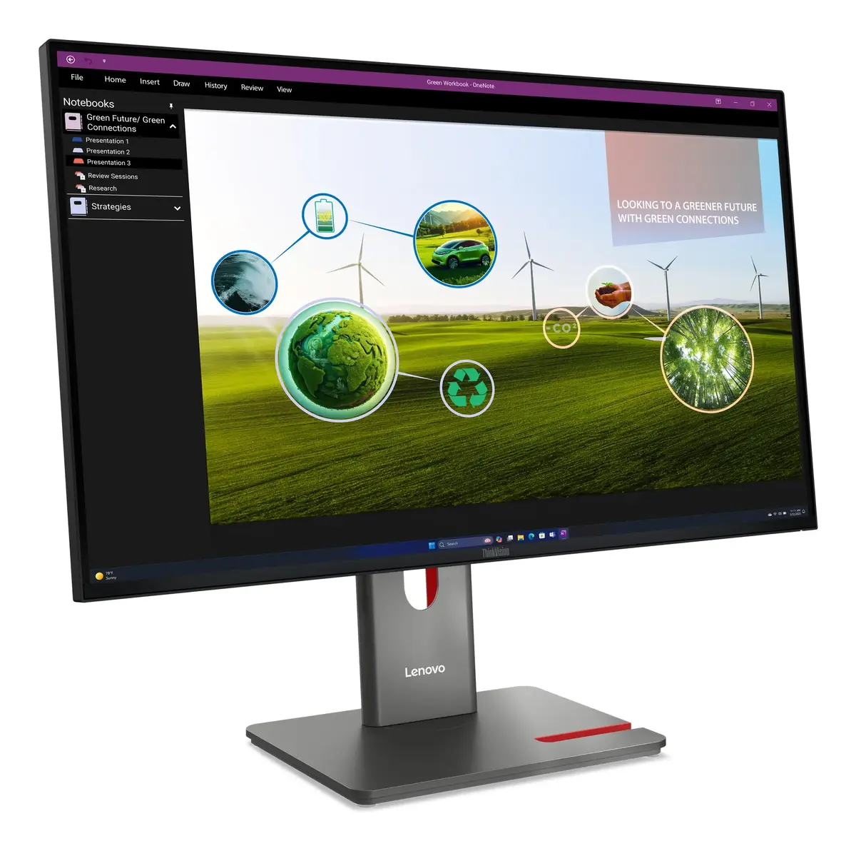 Монитор Lenovo ThinkVision P27Q-40 27 дюймов Quad HD Photo 3