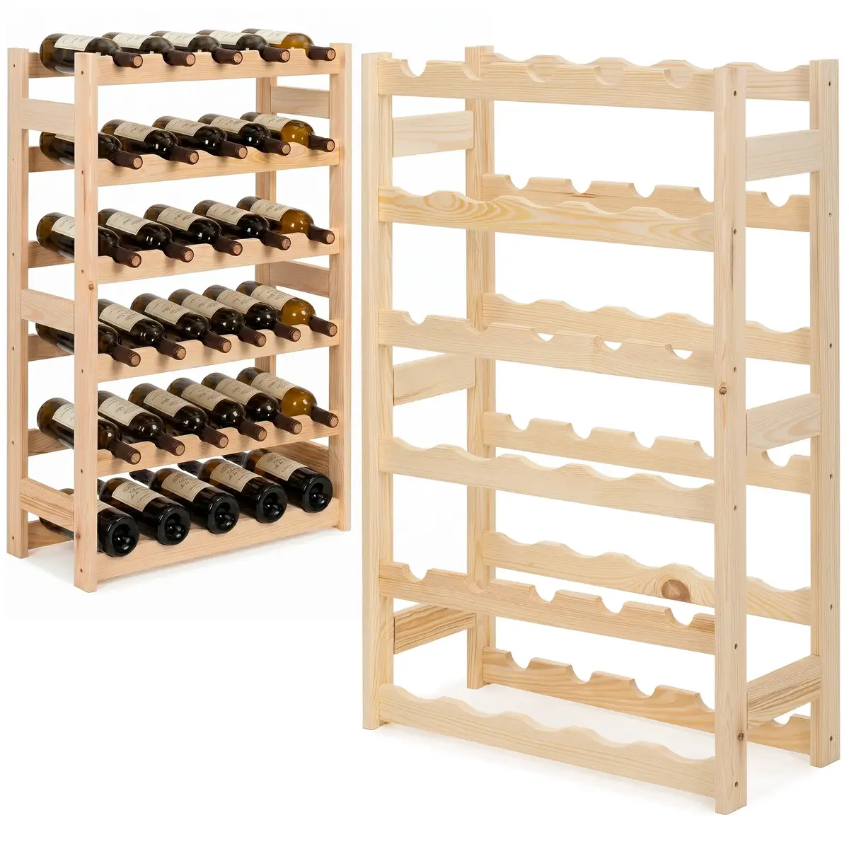 Springos WF0005 Bottle Rack - 30 Bottle Capacity Photo 3
