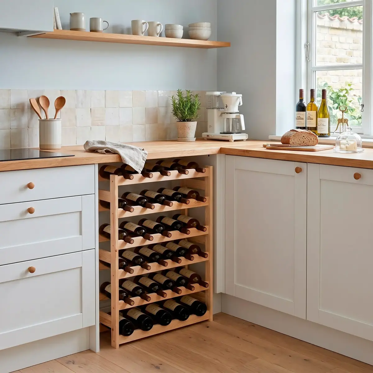 Springos WF0005 Bottle Rack - 30 Bottle Capacity Photo 4
