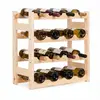 Springos WF0006 Pine Wood Bottle Rack Photo 8