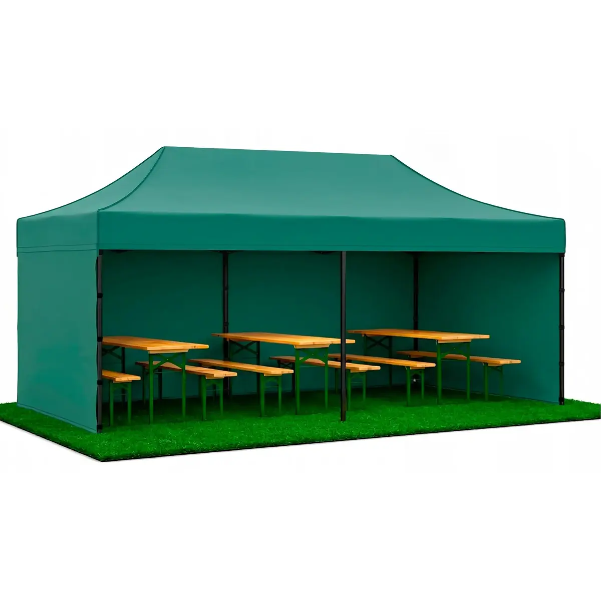 Dārza telts Springos 3x6 m zaļa GP0009 Photo 7