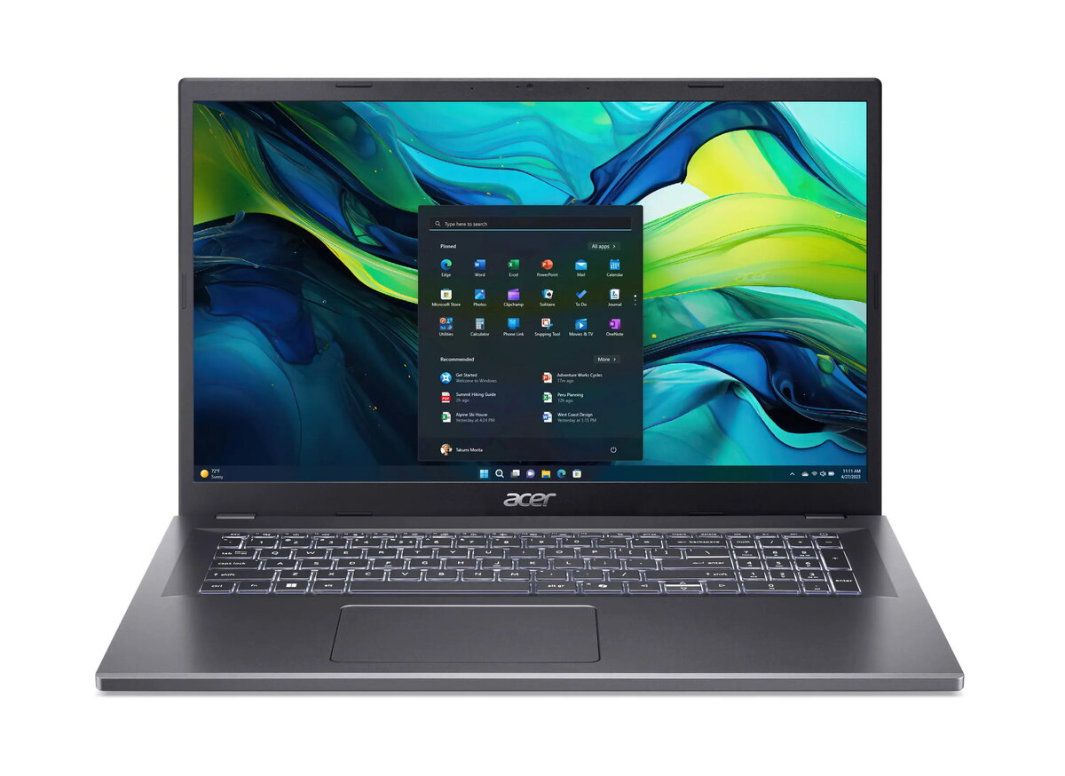Acer Aspire 17 A17-51M-55AM portatīvais dators
