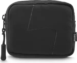 Hama Hard Case for In-Ear Headphones and Accessories with Carabiner, Black