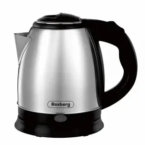 Rosberg 555R51230J Electric Kettle, 1500W, 1L, Stainless Steel