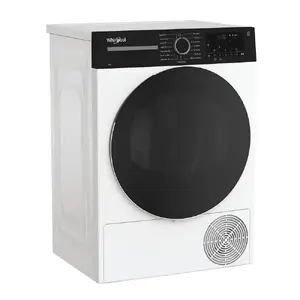 Whirlpool Dryer Machine | WPS D8 WBS EE | Energy efficiency class D | Front loading | 8 kg | Heat pump | Digital | Depth 55 cm | White