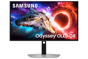 Монитор Samsung Odyssey OLED G8 G80SH 27 дюймов, 4K UHD 3840 x 2160, время отклика 0.03 мс, серебристый