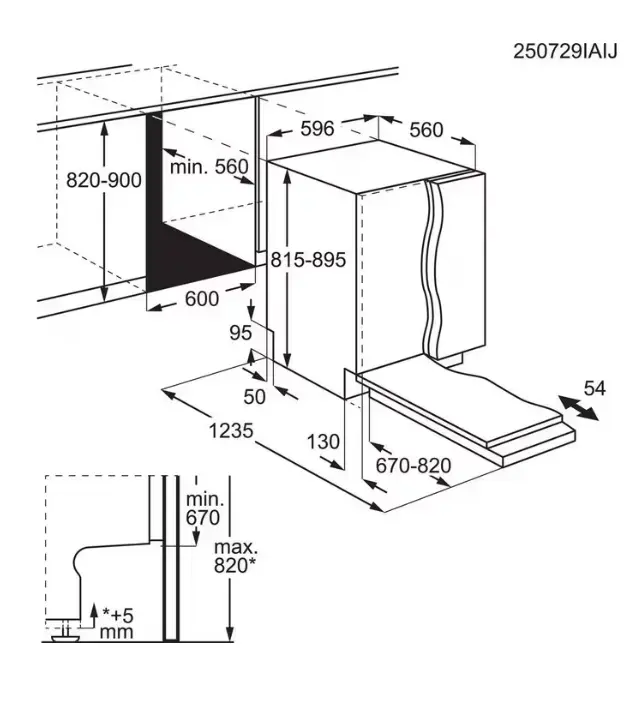Electrolux E82LB200S Built-In Dishwasher Photo 2