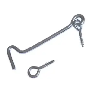 DOMAX K-100 8873 Hook, 100 mm x 17 mm, Silver