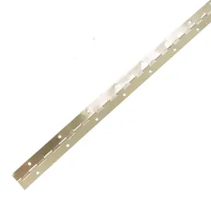 TKZ Continuous Hinge 32x0.6x1740 mm, Brass Plated