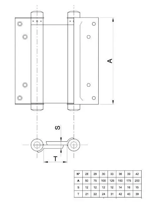 IBFM 108029 Door Hinge - Bronze Photo 2