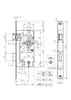 Врезной замок NENURODYTA_V LOCK MORT WC ECONOM 72/50 левый Photo 2