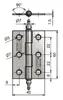 TKZ J2 KZ60 UR Door Hinges Photo 2