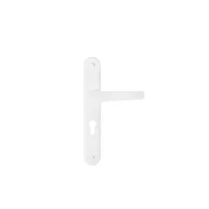 BARCZ Beta Outdoor Door Handle, 55 mm, White