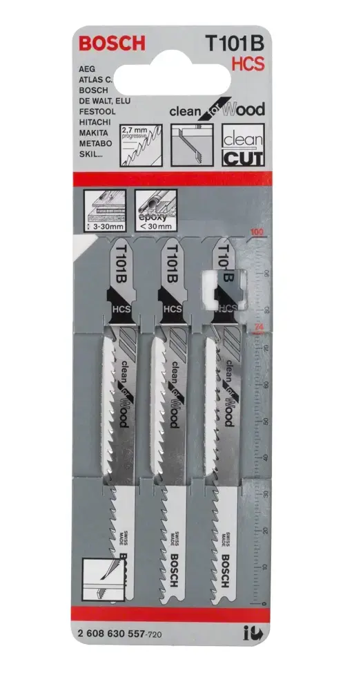 Bosch T 101 B Jigsaw Blade Set Photo 2