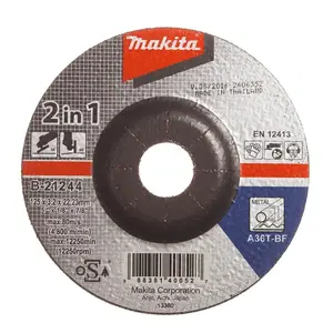 Makita B-21244 Abrasive Grinding Wheel 125 x 3.2 x 22.23 mm A36T
