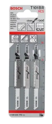 Bosch T 101 BR Clean for Wood Jigsaw Blades Photo 2