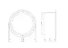 EUROPLAST VF150 atloks 150 mm gaisa vadam Photo 2
