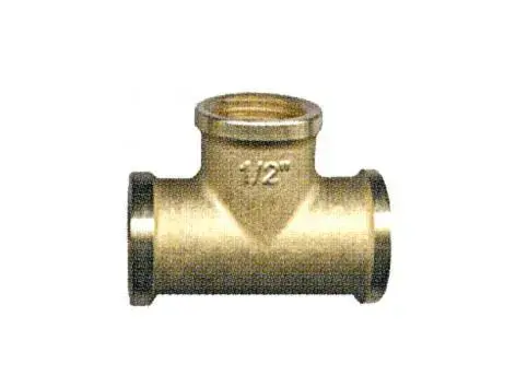 TDM Brass 20501 Threaded Tee Fitting 1" Photo 2