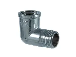 Угольник TDM Brass 702/S-210C 3/4" НР-ВР хромированный
