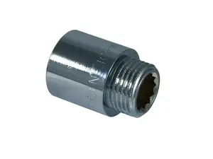 TDM Brass 1/2 collas x 30 mm vītnes pagarinātājs, ārējā-iekšējā vītne