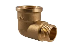 TDM Brass 210R samazinošais līkums 3/4" x 1/2" ar iekšējo un ārējo vītni