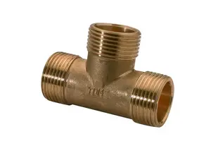 TDM Brass 1/2" trīsceļu veidgabals ar iekšējo vītni