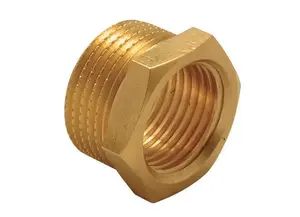 TDM Brass pārejas tējas veidgabals 1 1/2 collas x 1 colla I/Ā
