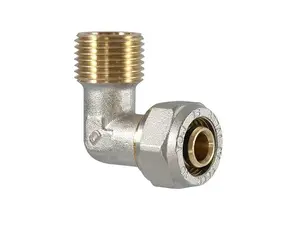 TDM Brass vītņveida leņķa uzgalis 3/4" x 20 mm x 2" ar iekšējo vītni