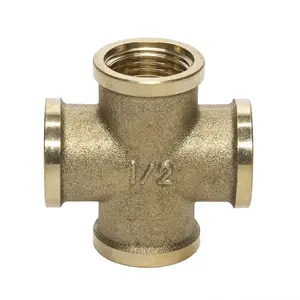 Крестовина TDM Brass 20412 1/2" с внутренней резьбой