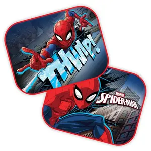 DISNEY Spiderman Car Sunshades, 2-Piece Set, 44x35 cm