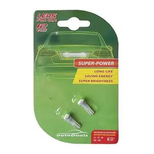 T-WAY AutoDuals T5 1SMD LED spuldze balta 2 gab.