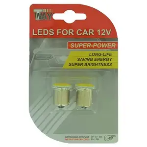 T-WAY AutoDuals SMD-LED COB spuldze balta 2 gab.