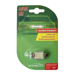 T-WAY AutoDuals 36mm LED spuldze ar 27SMD 3D tehnoloģiju