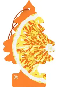 WunderBaum Orange Juice Hanging Air Freshener