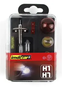 IMDICAR H1 and H7 Car Bulb Set